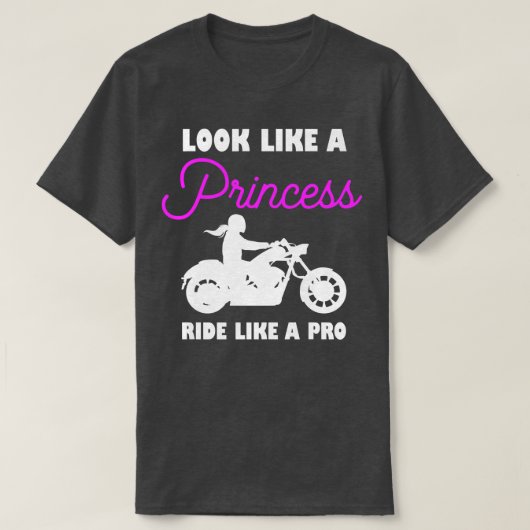 T-shirt Les femmes ressemblent à un tour de princesse comm (Design devant)