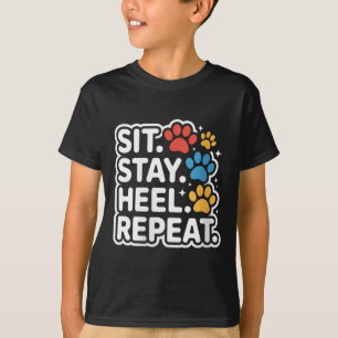 T-shirt Les Femmes S'Asseient. Reste. Talon. Recommencer. 