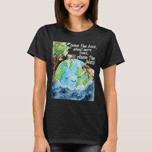 T-shirt Les Femmes Sauvent Les Abeilles - Protection De l'