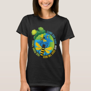 T-shirt Les Femmes Sauvent Les Abeilles - Protection De l'