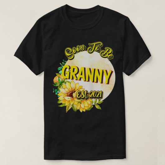 T-shirt Les Femmes Seront Bientôt Granny Est 2021 Grossess (Design devant)