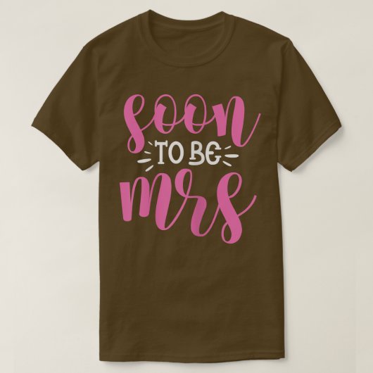 T-shirt Les Femmes Seront Bientôt Mme Bride Mariage Bachel (Design devant)