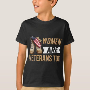 T-shirt Les femmes sont aussi des vétérans