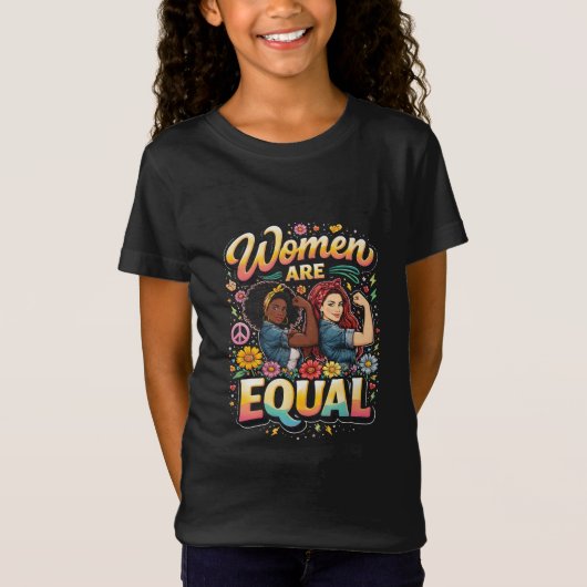 T-Shirt Les femmes sont égales (Devant)