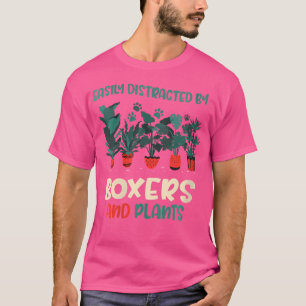 T-shirt Les Femmes Sont Facilement Distraits Par Les Boxer