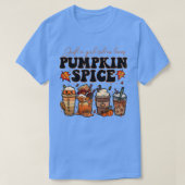 T-shirt Les femmes tombent café Citrouille épice latte gla (Design devant)