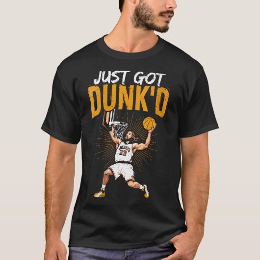 T-shirt Les Femmes Vient D'Avoir Dunk D Basketball Jesus (Devant)