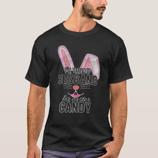 T-shirt Les Femmes Vont Commercialiser Mari Candy Bunny Ch (Devant)