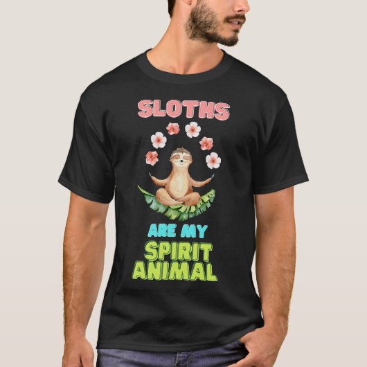T-shirt Les fentes sont mon esprit animal drôle Boho (Devant)