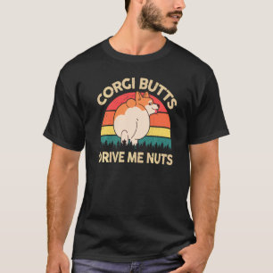 T-shirt Les fesses de Corgi me rendent fou Pembroke Welsh