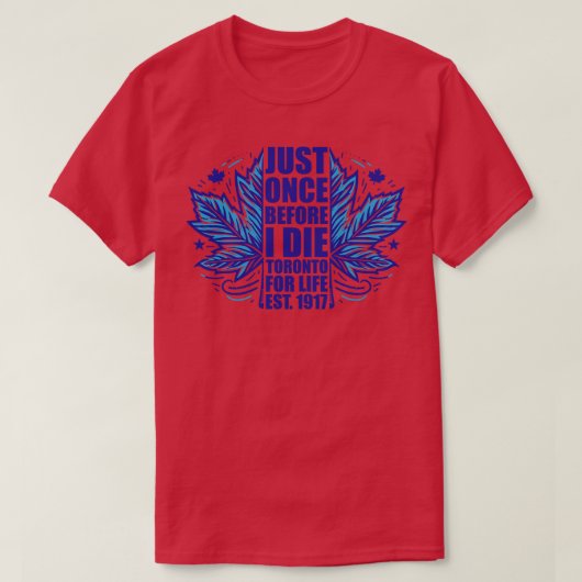 T-shirt Les feuilles d'érable (Design devant)