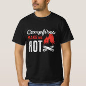 T-shirt Les feux de campagne me rendent chaud (Devant)