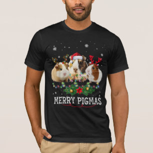 T-shirt Les Feux de Noël des trois cochons de Guinée