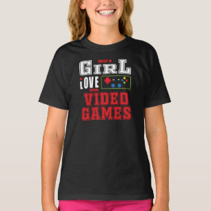T-shirt Les filles adorent les jeux vidéo