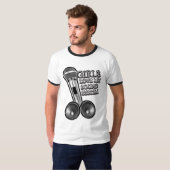 T-shirt Les filles aiment mon SYSTÈME DE SON (Devant entier)
