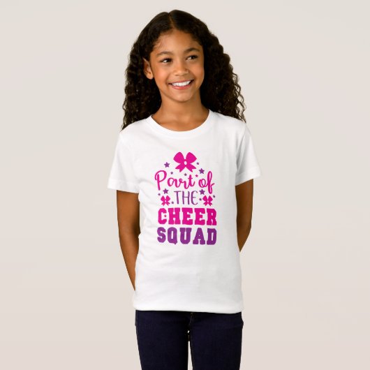 T-Shirt Les filles applaudissent Squad (Devant entier)