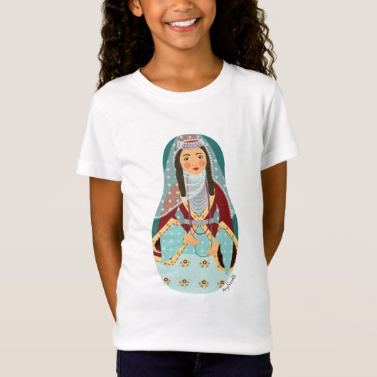 T-Shirt Les filles arméniennes de Matryoshka (Devant)