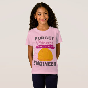 T-Shirt Les Filles Aspirationnistes Oublient La Princesse