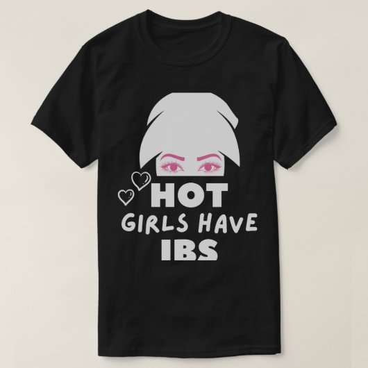 T-shirt Les Filles Chaudes Ont Ibs Rempli Scoop (Design devant)