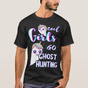 T-shirt Les Filles cool vont à la chasse aux fantômes Para