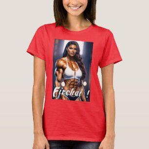 T-shirt Les filles de la salle de sport Firehai portent du