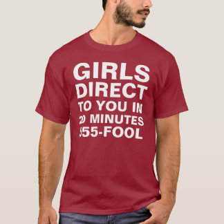 T-shirt Les filles de Las Vegas dirigent vers vous la