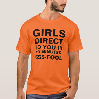 T-shirt Les filles de Las Vegas dirigent vers vous la