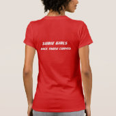 T-shirt Les filles de Subie basculent ces courbes (Dos)