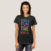 T-shirt Les filles dirigent le monde féministe (Devant entier)