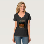 T-shirt Les Filles En Camping Avec Son Staffordshire Améri (Devant entier)