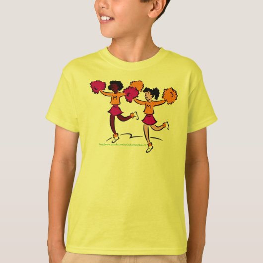 T-shirt "Les filles encouragent Rah Rah Rah Rah ! !" (Devant)