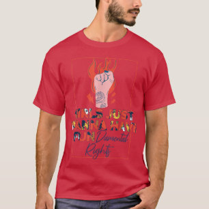 T-shirt Les Filles Féministes Rétro Voulaient Juste Avoir 