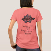 T-shirt Les filles font la balle aussi (Dos)