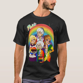 T-shirt Les filles Golden Friend LGBT Fierté Drapeau arc-e