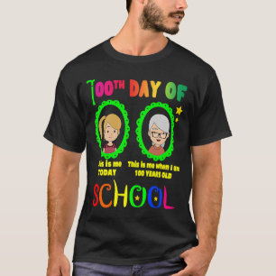 T-shirt Les Filles Jouissent Du 100E Jour De L'École Quand