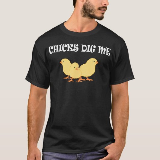 T-shirt Les filles m'aiment (Devant)