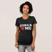 T-shirt Les filles m'aiment (Devant entier)