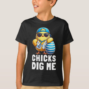T-shirt Les filles me trouvent drôle Joyeuse journée de Pâ
