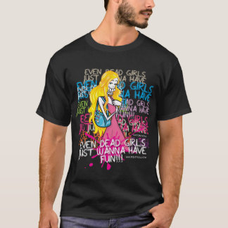 T-shirt Les filles mortes juste une de Skeletica- même