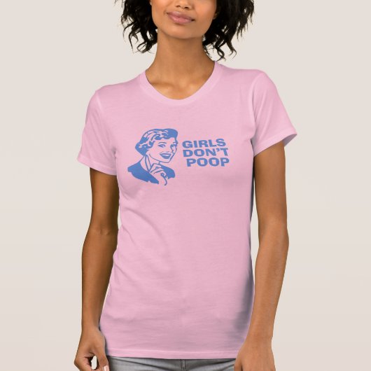 T-shirt Les filles ne font pas dunette (Devant)