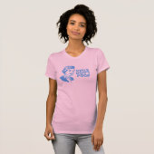 T-shirt Les filles ne font pas dunette (Devant entier)