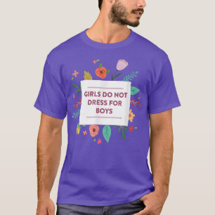 T-shirt Les Filles Ne S'Habillent Pas Pour Les Garçons Mig