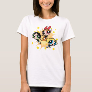 T-shirt Les Filles Powerpuff Sauvent La Journée