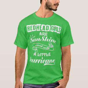 T-shirt les filles rousses sont ensoleillées mélangées ave
