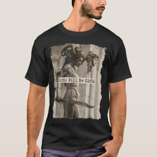 T-shirt Les filles seront des sorcières effrayantes et mon