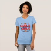 T-shirt Les filles soutiennent les filles (Devant entier)