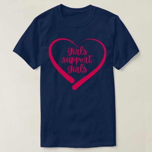 T-shirt Les filles soutiennent les filles 11 (Design devant)