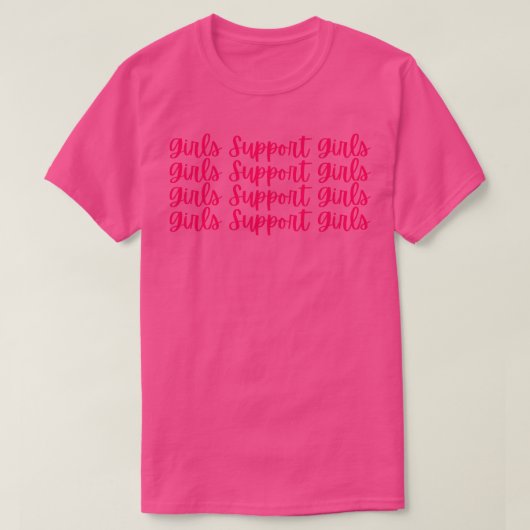 T-shirt Les filles soutiennent les filles 9 (Design devant)