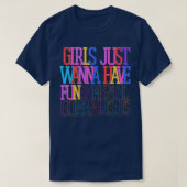 T-shirt Les filles veulent avoir des droits fondamentaux 1 (Design devant)