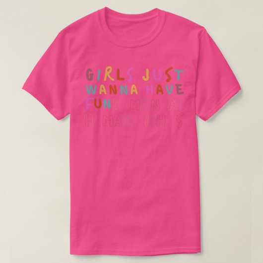T-shirt Les filles veulent avoir des droits fondamentaux 2 (Design devant)